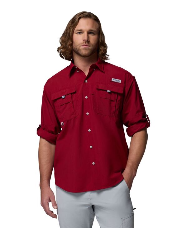 【送料無料】 コロンビア メンズ シャツ トップス Men's Bahama II Long-Sleeve Shirt Beet