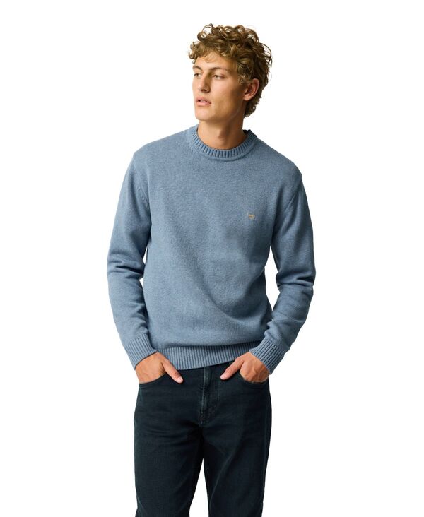 【貨物輸送無料】 ロッドアンドグン メンズ 編み物・プルオーバー アウター Men\u0027s Gunn Crew Neck Pullover Sweater Chambray