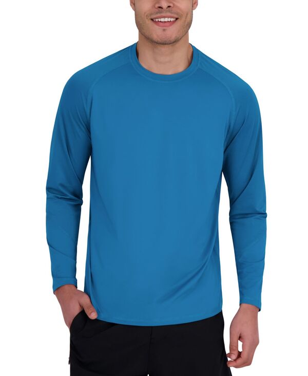 【送料無料】 スパイダー メンズ シャツ トップス Men's Long Sleeve Waffle-Knit Crewneck Swim Shirt Swell