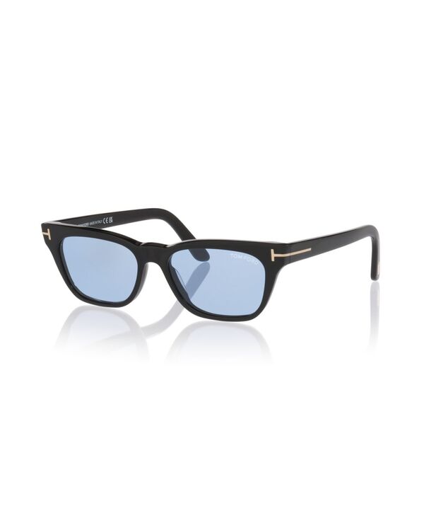 【貨物輸送無料】 トム・ジェラルド・r・フォード レディース サングラス・アイウェア 添え物 Unisex Rectangle Penn-02 Sunglasses TR002274 Black Shiny