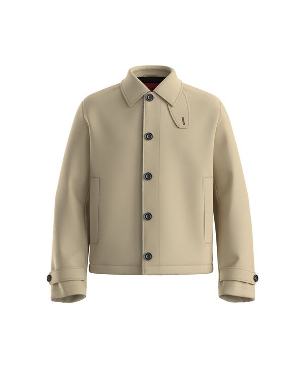 【貨物輸送無料】 ヒューゴボス メンズ 上衣・上衣 アウター Men\u0027s Baver Modern Collared Jacket Beige