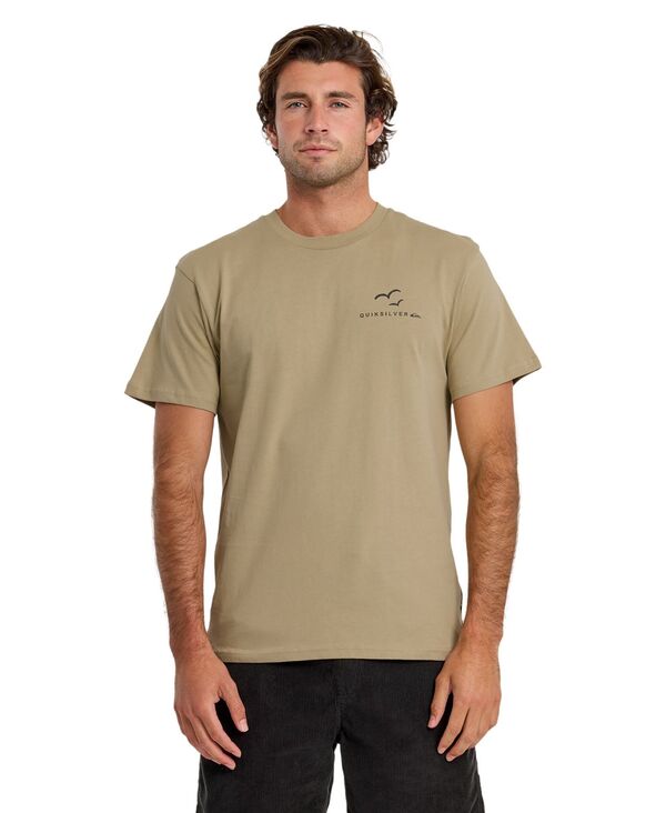 【送料無料】 クイックシルバー メンズ Tシャツ トップス Men's Happy Trails Short-Sleeve T-Shirt Seneca rock