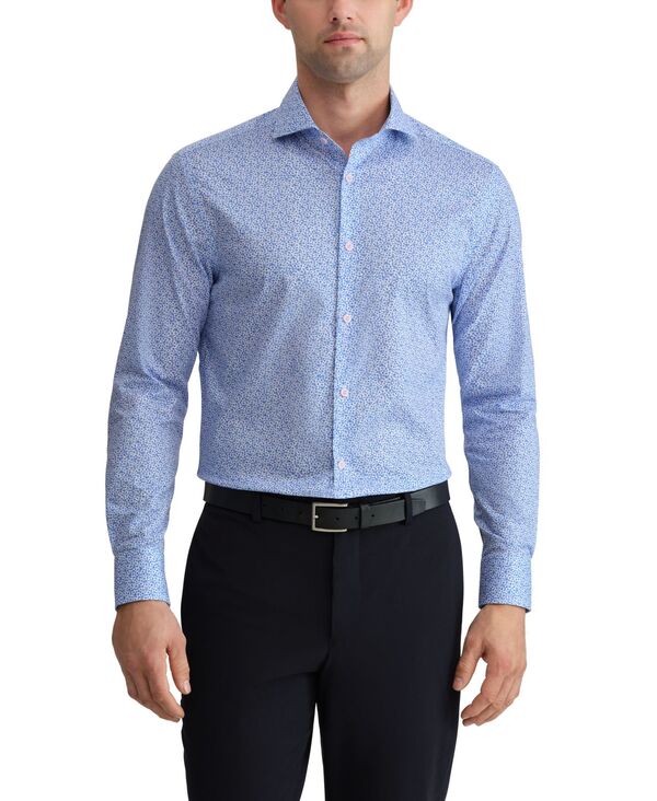【送料無料】 テッドベーカー メンズ シャツ トップス Ted Baker Men's Premium Non-Iron Dress Shirt Blue|ReVida 店