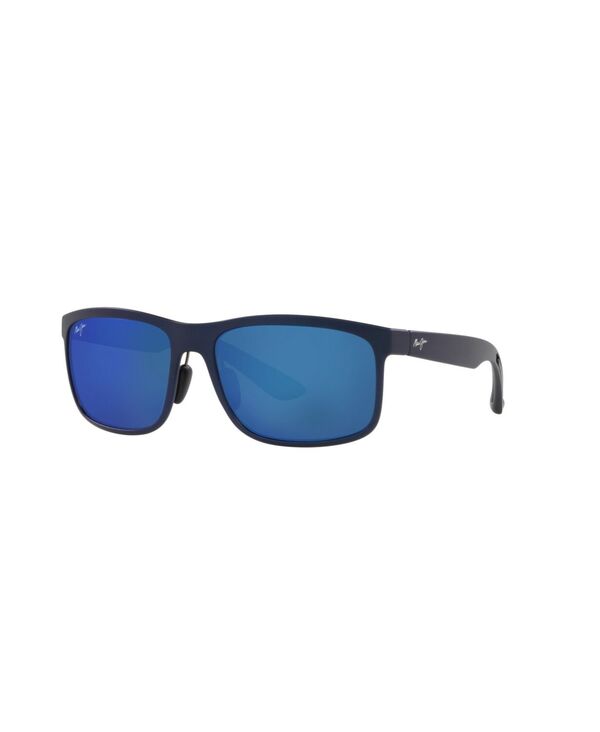 【貨物輸送無料】 マウイ体育館 レディース サングラス・アイウェア 佩び物 Unisex Huelo Polarized Sunglasses MJ000677 Blue