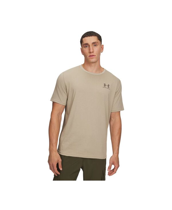 【貨物輸送無料】 アンダーアーマー メンズ ティーシャツ トップス Men\u0027s Sportstyle Left Chest Short-Sleeve T-Shirt City Khaki/Taupe Dusk トップス-Tシャツ・カットソー