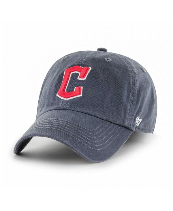【送料無料】 47ブランド メンズ 帽子 アクセサリー Men's Navy Cleveland Guardians Franchise Logo Fitted Hat Navy 9,105円