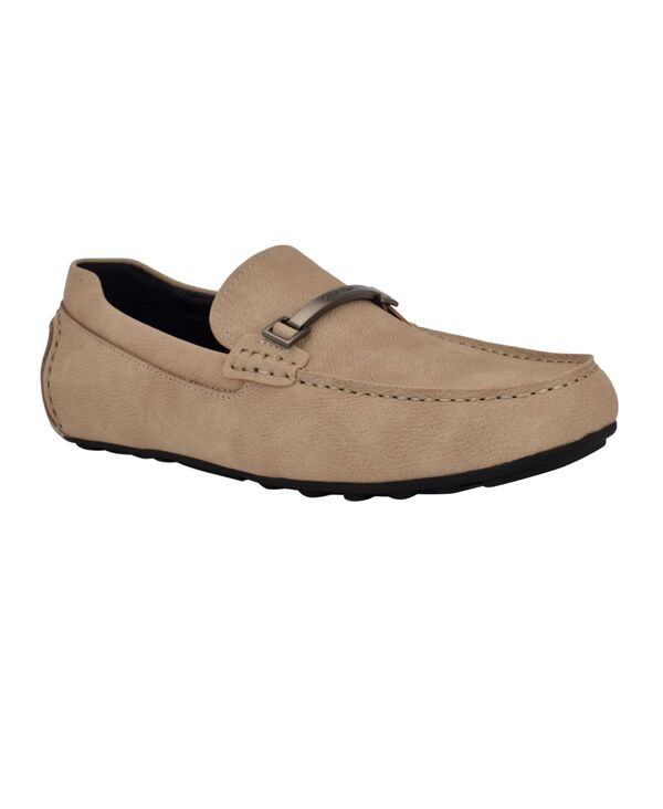 【送料無料】 カルバンクライン メンズ スリッポン・ローファー シューズ Men's Otilis Casual Slip-On Loafers Taupe|ReVida 店