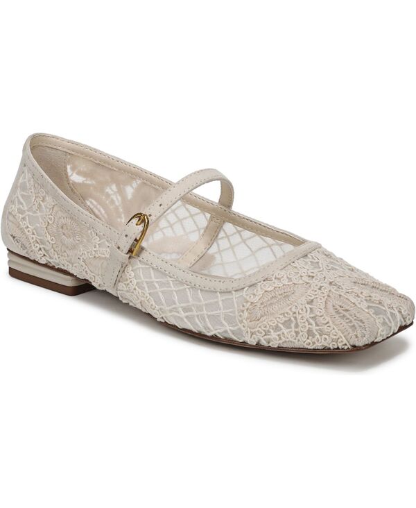 【送料無料】 フランコサルト レディース パンプス シューズ Women's Tinsley 2 Square Toe Mary Jane Flats Vanilla Beige Croche