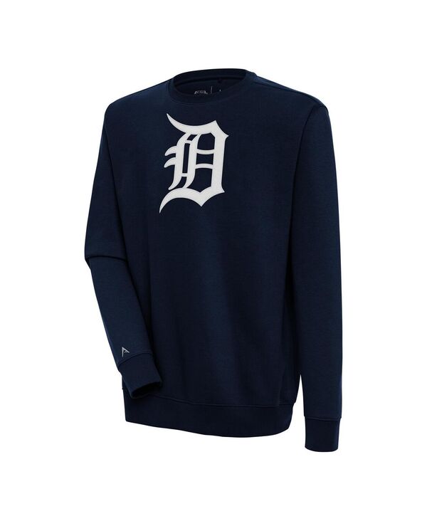 【貨物輸送無料】 アンティグア メンズ パーカー・スウェット アウター Men\u0027s Navy Detroit Tigers Victory Pullover Sweatshirt Navy