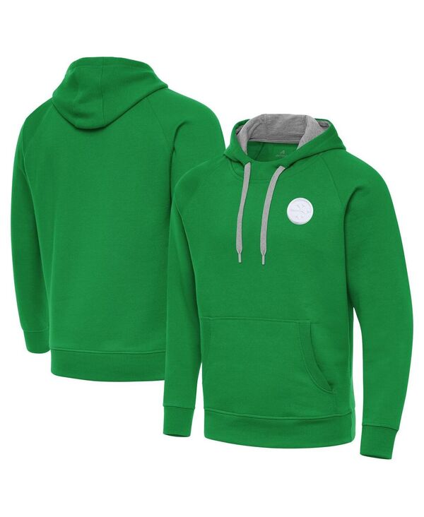 【貨物輸送無料】 アンティグア メンズ パーカー・スウェット アウター Men\u0027s Kelly Green Pittsburgh Steelers St. Patrick\u0027s Day Victory Pullover Hoodie Kelly Green