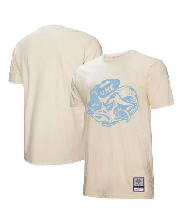【送料無料】 ミッチェル&ネス メンズ Tシャツ トップス Men's Cream North Carolina Tar Heels Vintage Tone T-Shirt Cream