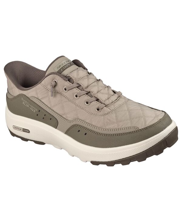 【貨物輸送無料】 スケッチャーズ メンズ スニーカー シューズ Men\u0027s Slip-ins Relaxed Fit: Urban Explore - Cozy Fit Casual Sneakers from Finish Line Taupe