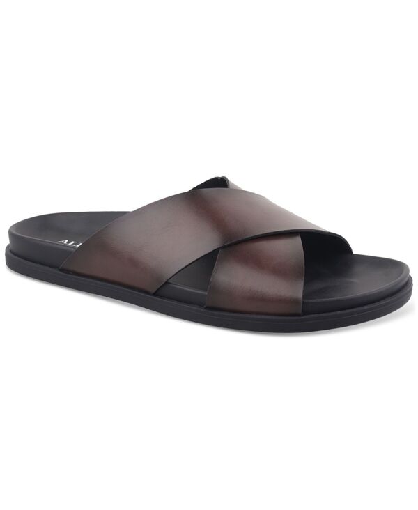 【送料無料】 アルファニ メンズ スリッポン・ローファー シューズ Men's Wallacce Slip-On Sandals Classic Brown