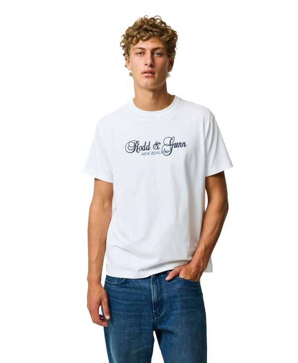 【送料無料】 ロッドアンドグン メンズ Tシャツ トップス Men's Slim Fit Wenden Valley T-Shirt Snow