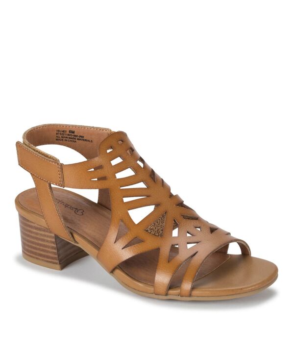【送料無料】 ベアトラップス レディース サンダル シューズ Women\'s Velvet Block Heel Sandals Caramel｜ReVida 店