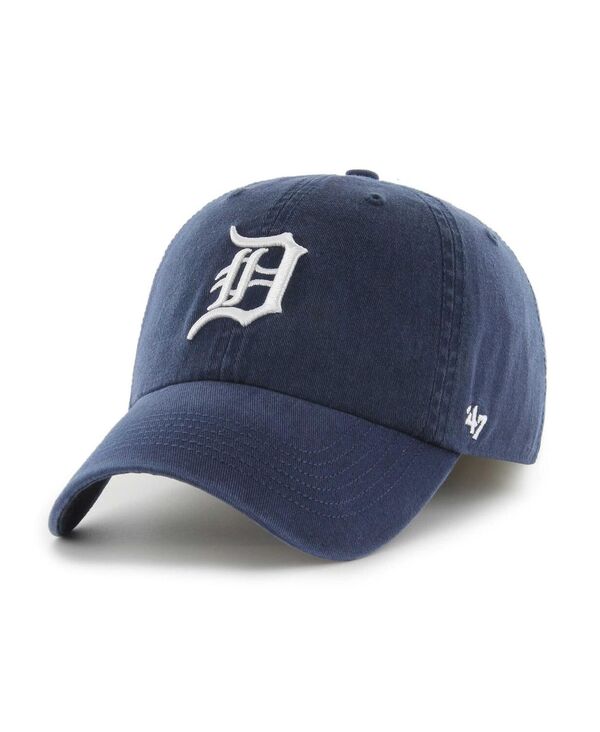 【送料無料】 47ブランド メンズ 帽子 アクセサリー Men's Navy Detroit Tigers Franchise Logo Fitted Hat Navy 8,386円