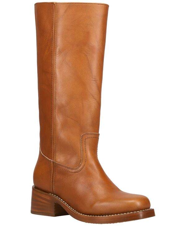 【貨物輸送無料】 飛球 レディース ブーツ・レインブーツ シューズ Women\u0027s Campus Tall Leather Boots Saddle Leather