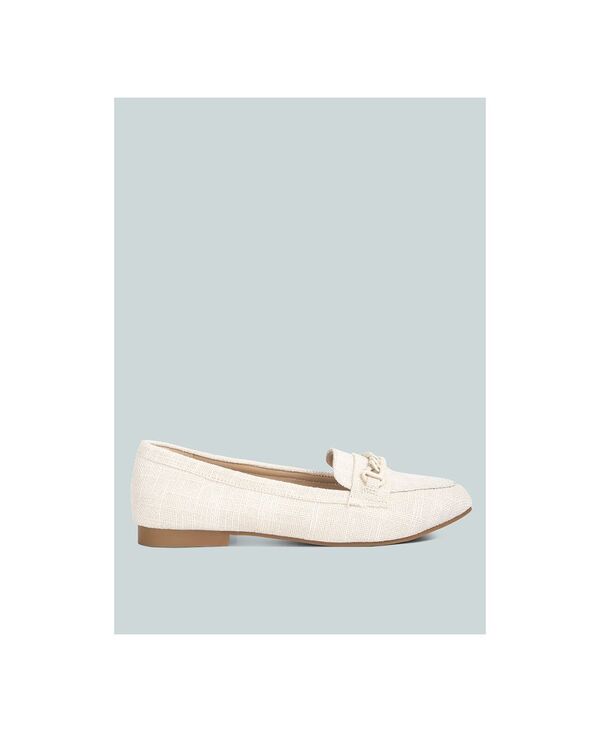 【送料無料】 ロンドンラグ レディース パンプス シューズ Womens Abeera Chain Embellished Loafers Green