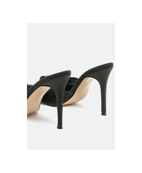 【送料無料】 ロンドンラグ レディース サンダル シューズ Women's Sidonie Bow Detail Stiletto Mules Black