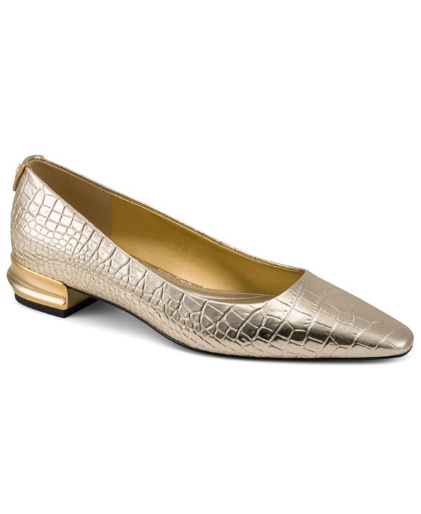 【送料無料】 ダナ キャラン ニューヨーク レディース パンプス シューズ Women's Savita Snip Toe Flats Champagne