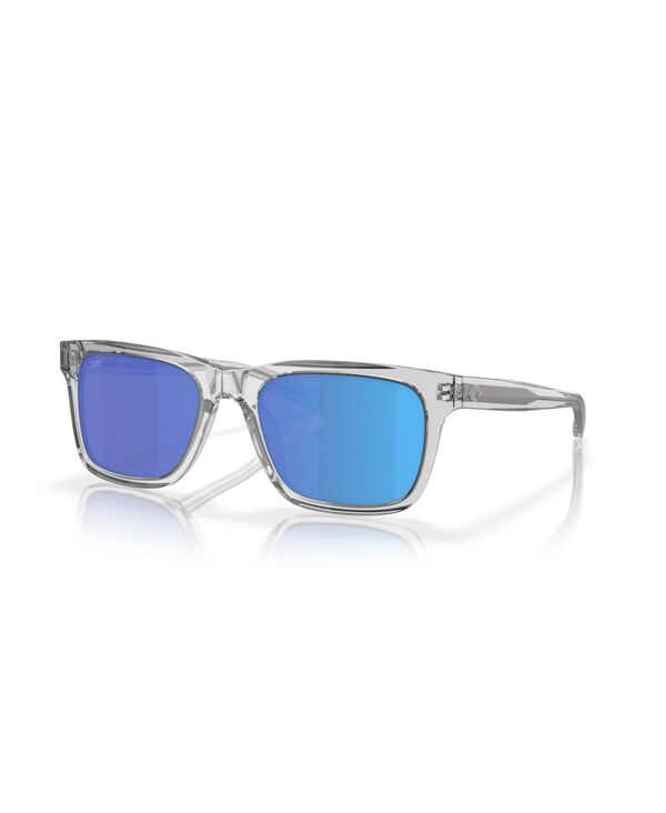 【貨物輸送無料】 コスタデルマール メンズ サングラス・アイウェア 佩び物 Men\u0027s Tybee Polarized Sunglasses 6S2003 Shiny Light Gray Crystal