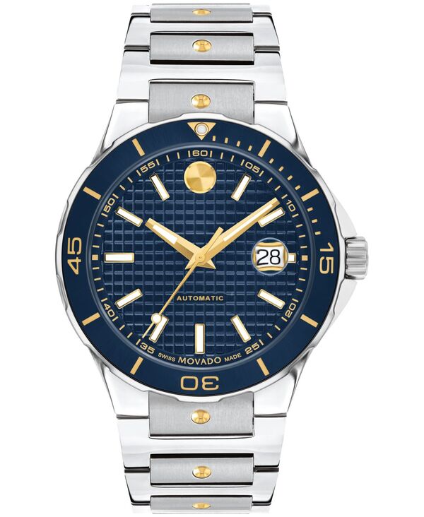 【送料無料】 モバド メンズ 腕時計 アクセサリー Men's S.E. Diver Swiss Automatic Stainless Steel Yellow Pvd 43MM Watch Two-tone