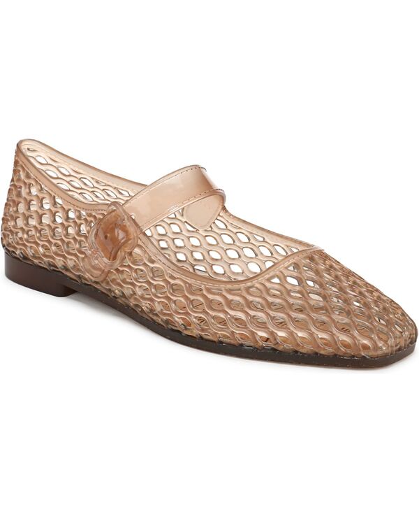 【送料無料】 サムエデルマン レディース パンプス シューズ Women's Michaela Jelly Mary Jane Flats Transparent Brown