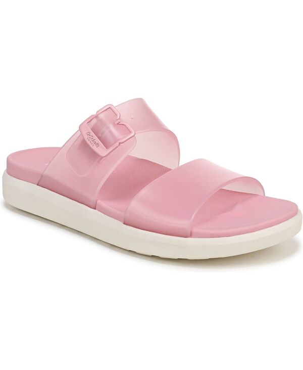 【送料無料】 ドクター・ショール レディース サンダル シューズ Women\'s All Time Round Toe Slide Sandals Pink Faux Leather｜ReVida 店