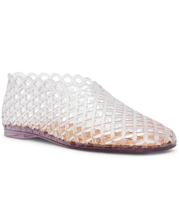 【送料無料】 スティーブ マデン レディース パンプス シューズ Women's Grove Caged Jelly Slip-On Flats Clear 14,045円