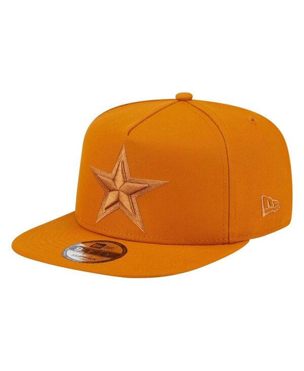 【送料無料】 ニューエラ メンズ 帽子 アクセサリー Men's Brown Dallas Cowboys Color Pack A-Frame 9FIFTY Snapback Hat Brown｜ReVida 店