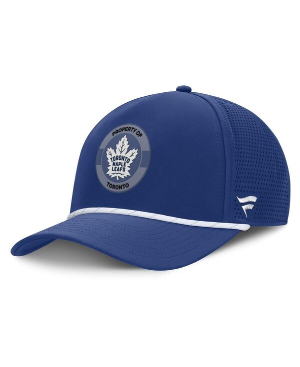 【送料無料】 ファナティクス メンズ 帽子 アクセサリー Men's Blue Toronto Maple Leaf's Authentic Pro Rink Adjustable Hat Blue