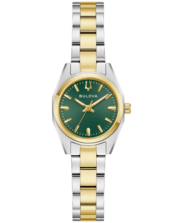 【送料無料】 ブロバ レディース 腕時計 アクセサリー Women's Classic Surveyor Two-Tone Stainless Steel Bracelet Watch 22.7mm Two-tone｜ReVida 店