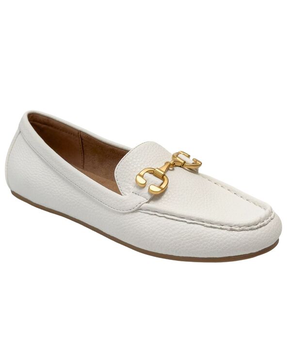 【送料無料】 エアロソールズ レディース スリッポン・ローファー シューズ Women's Dallas Slip-On Casual Loafers Bright White Faux Nappa