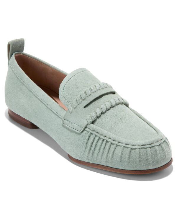 【送料無料】 コールハーン レディース スリッポン・ローファー シューズ Women's Danby Travel Slip-On Loafers Lily Pad Suede