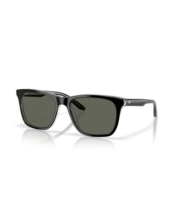 【貨物輸送無料】 コスタデルマール メンズ サングラス・アイウェア 佩び物 Men\u0027s Gravels Polarized Sunglasses 6S2019 Black