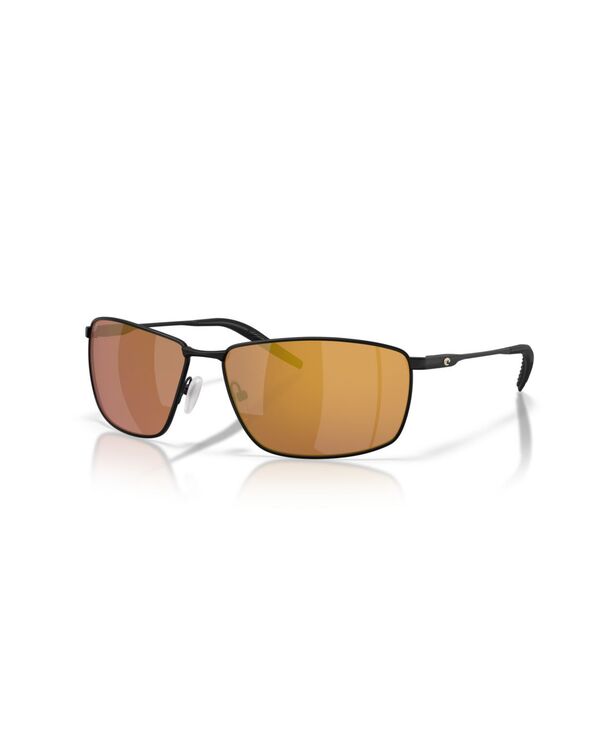【貨物輸送無料】 コスタデルマール メンズ サングラス・アイウェア 佩び物 Men\u0027s Turret Polarized Sunglasses 6S6009 Satin Black