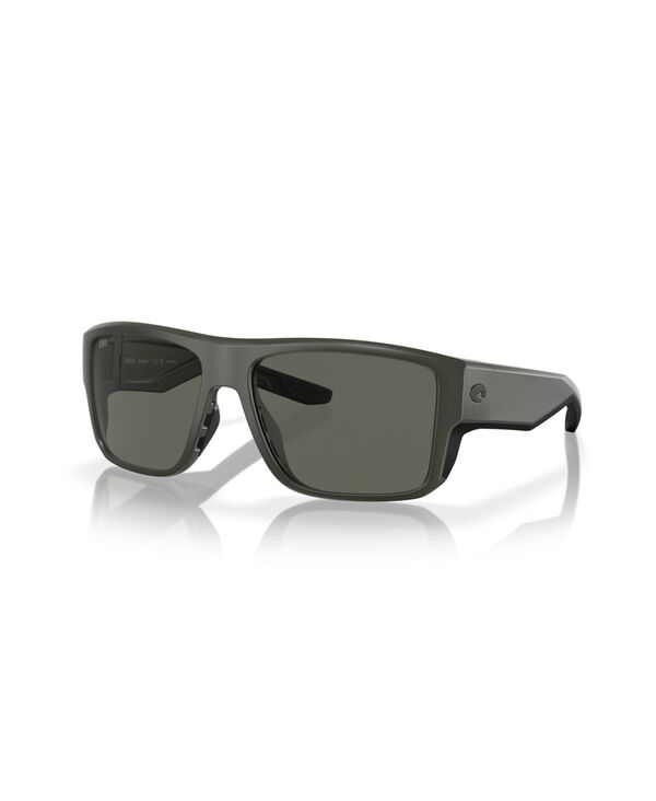 【貨物輸送無料】 コスタデルマール メンズ サングラス・アイウェア 佩び物 Men\u0027s Taxman Polarized Sunglasses 6S9116 Matte Olive