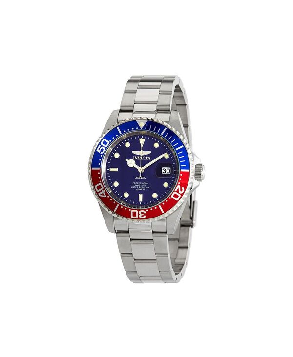 【送料無料】 インビクタ メンズ 腕時計 アクセサリー Men's 24946 Pro Diver Quartz 3 Hand Blue Dial Watch Stainless steel|ReVida 店