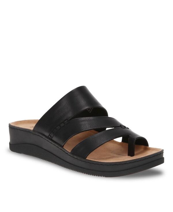 【送料無料】 ベアトラップス レディース サンダル シューズ Women's Fresha Toe Loop Wedge Sandals Black 16,086円