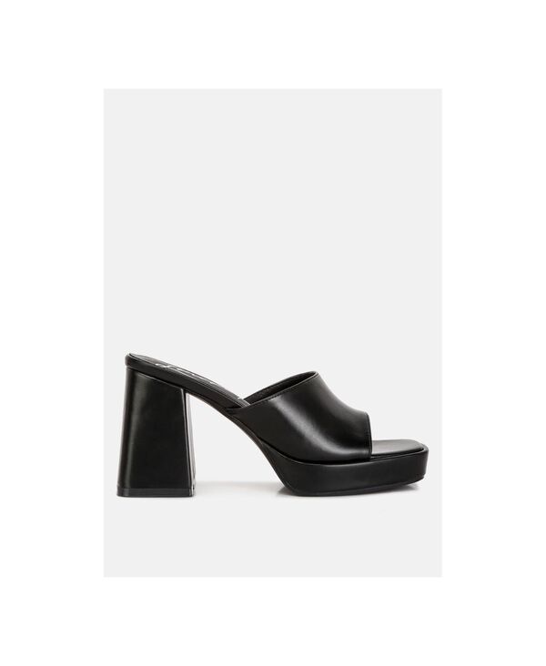 【送料無料】 ロンドンラグ レディース サンダル シューズ Womens Flexes Flared Block Heel Sandals Black｜ReVida 店
