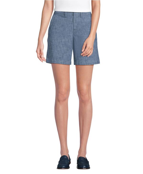 【送料無料】 ランズエンド レディース ハーフパンツ・ショーツ ボトムス Women's Classic 7\