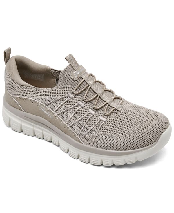 【送料無料】 スケッチャーズ レディース スニーカー シューズ Women's Graceful - Picture Perfect Casual Sneakers from Finish Line Taupe