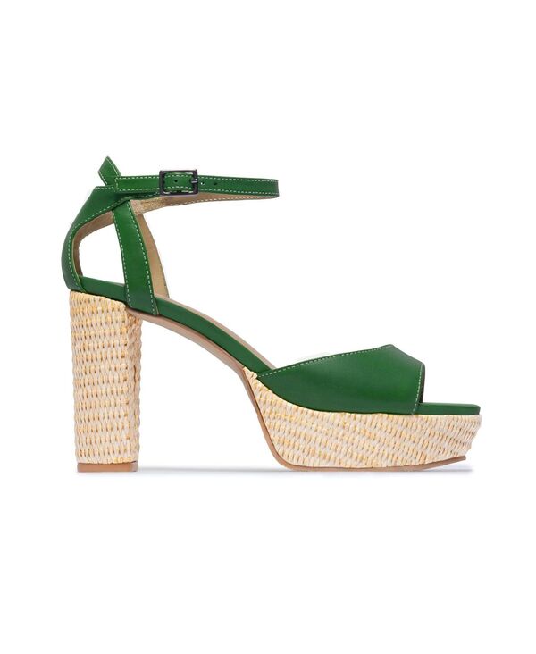 【送料無料】 ベルナード レディース サンダル シューズ Valeria Platform Sandal Kelly green