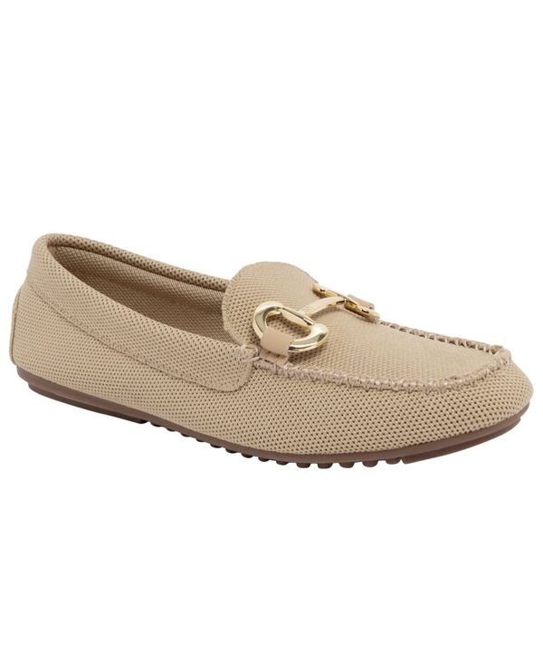 【送料無料】 ジョーンズニューヨーク レディース スリッポン・ローファー シューズ Women's Landen Knit Driver Loafers Light Natural Knit