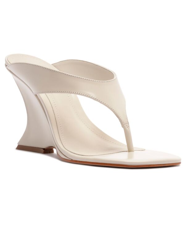 【送料無料】 シュッツ レディース スリッポン・ローファー シューズ Women's Maya Slip-On Wedge Sandals Sugar White