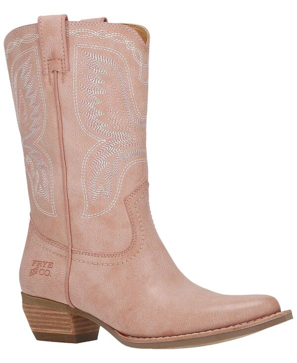 【貨物輸送無料】 飛球 レディース ブーツ・レインブーツ シューズ Women\u0027s Irlene Deco Stitch Western Booties Dusty Pink