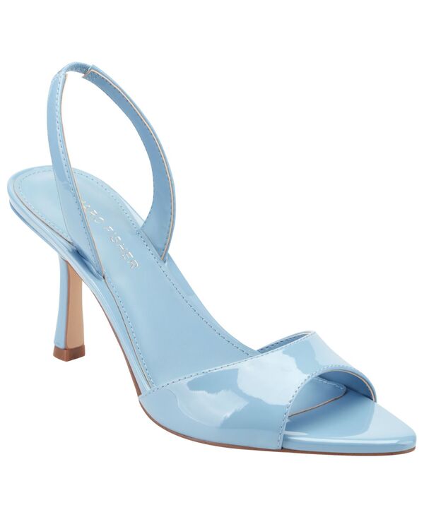 【送料無料】 マークフィッシャー レディース スリッポン・ローファー シューズ Women's Nylas Slingback Slip-On Dress Sandals Light Blue Patent