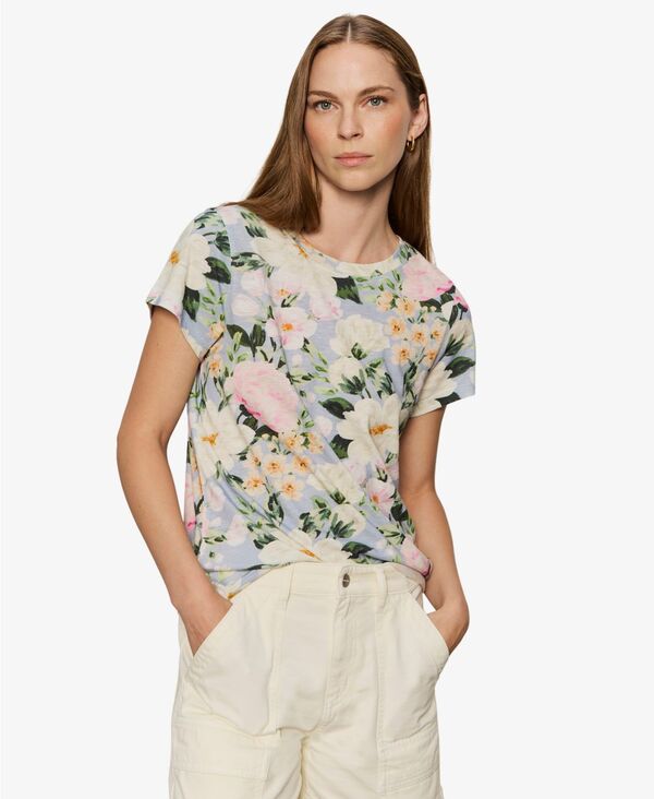 【貨物輸送無料】 駆け込み寺 レディース ティーシャツ トップス Women\u0027s Perfect Pull-On T-Shirt Spring Floral レディースファッション-トップス