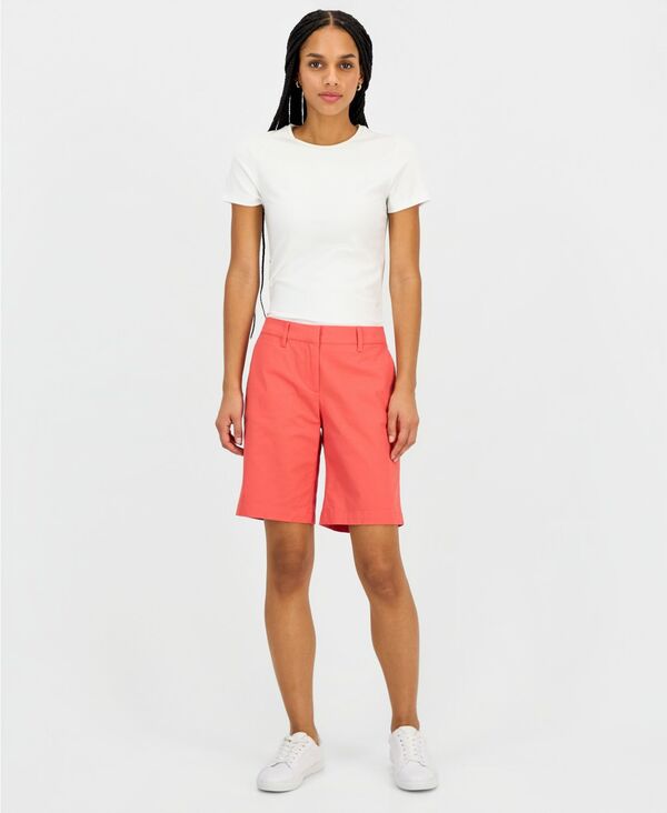 【送料無料】 ナウティカ レディース ハーフパンツ・ショーツ ボトムス Jeans Women's Riviera Solid Shorts Coralie|ReVida 店