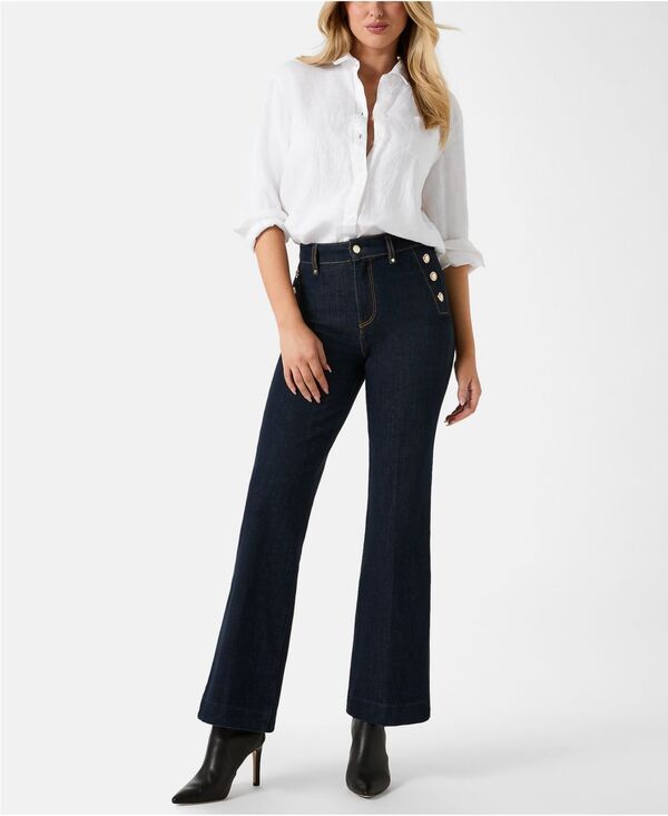 【送料無料】 ゲス レディース デニムパンツ ボトムス Women's New Faye High-Rise Bootcut Jeans Be Fine